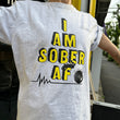 画像をギャラリービューア、新・MARUKUオリジナルTシャツ <br>“I AM SOBER AF" 「わたしはすこぶるシラフ」にロードします