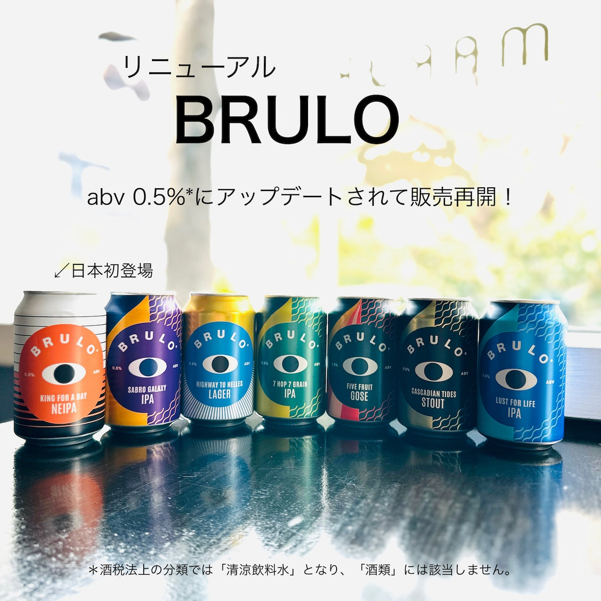 nulelu商品になります。 BRULO（ブルーロ）全7種アソート〜IPA3種＋NEIPA＋STOUT＋GOSE＋LAGER