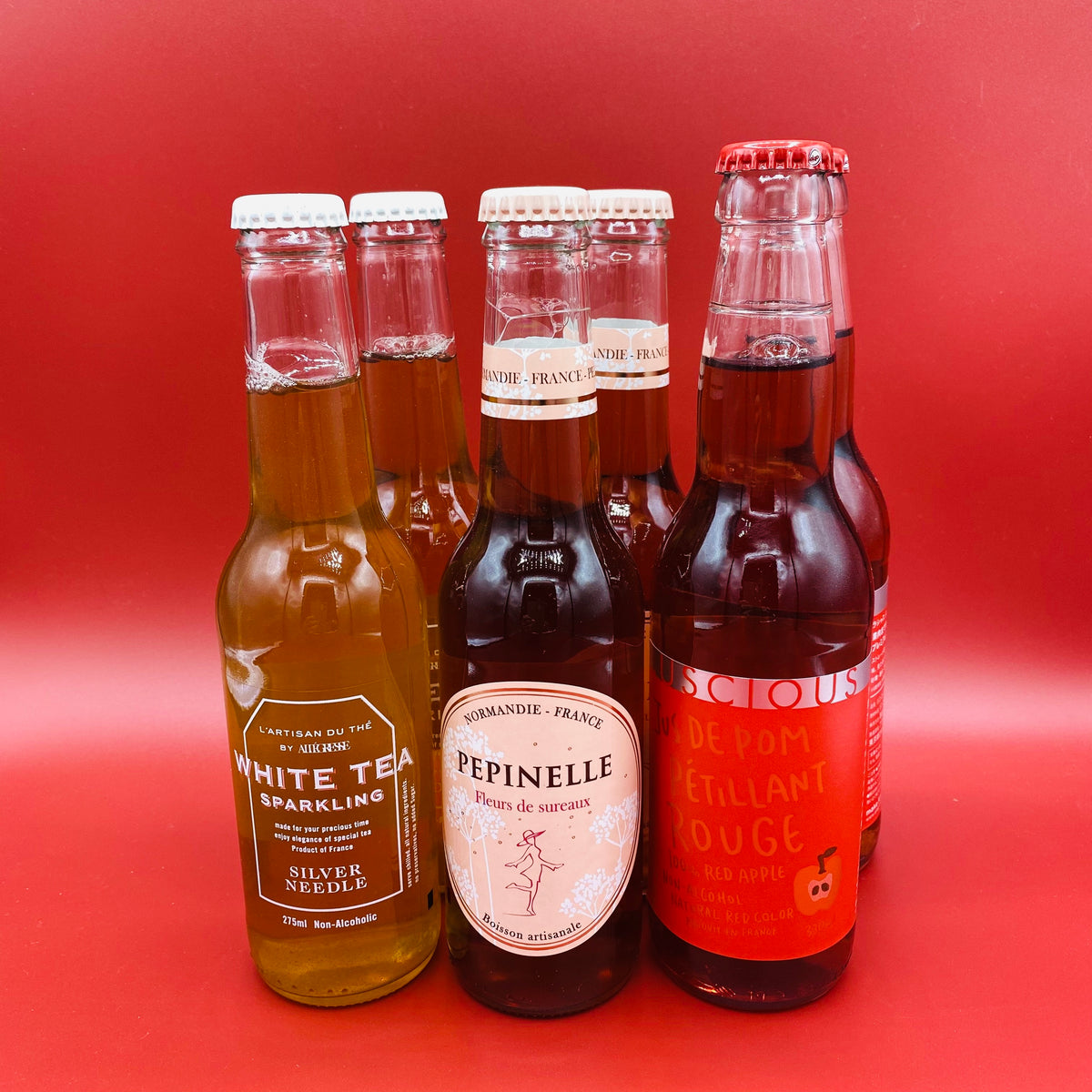 ノンアルコールスパークリング／シードルのミニボトル詰め合わせセット