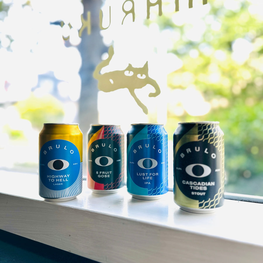 【BRULO 4種アソート】IPA＋STOUT＋GOSE＋LAGER〜すべて奇跡の0.0％〜在庫限り