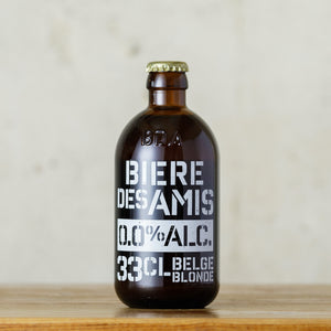 納得の0.0%！ ベルギー産ノンアルコールビール。「ビア・デザミー・ブロンド」330mlボトル