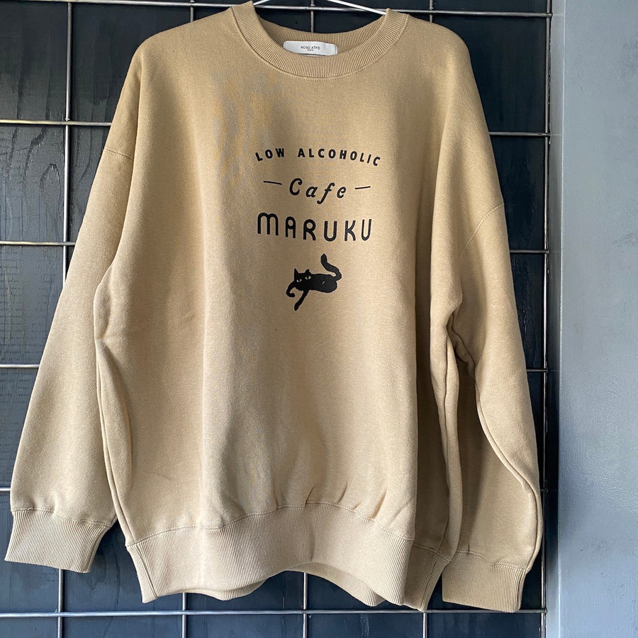 数量限定セール中!!  Cafe MARUKUのオリジナル・スウェットシャツ